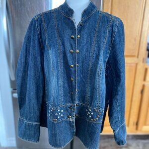 Vintage Faded Glory Jean Long Jacket